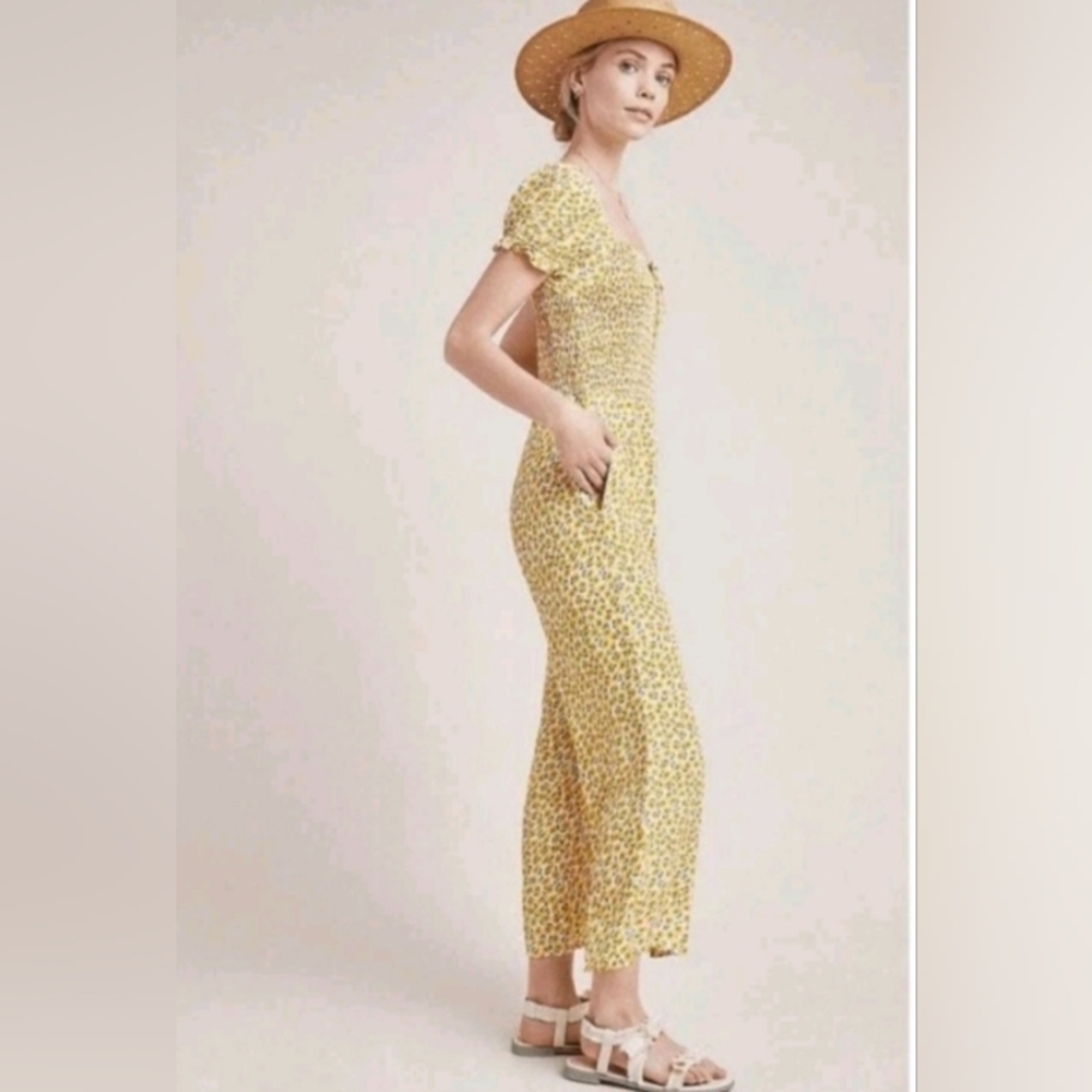 Faithfull the Brand Yellow Floral Jumpsuit - Picture 12 of 16
